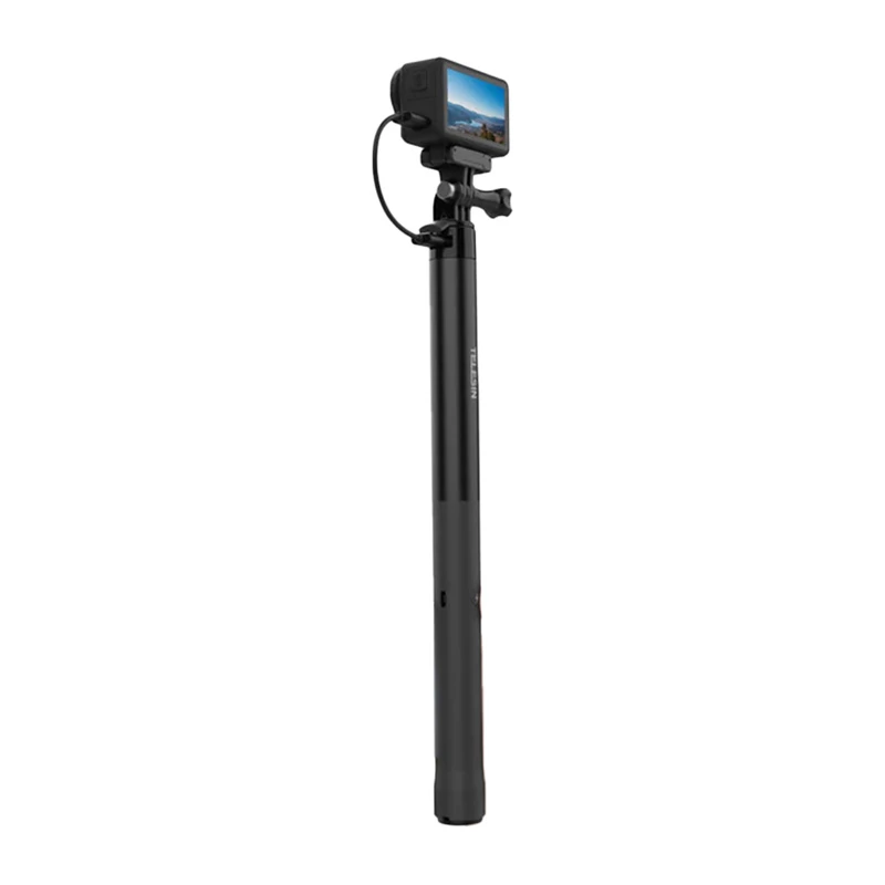 Selfie-stick z powerbankiem Telesin do kamer sportowych/smartfonów S1-CSS-05