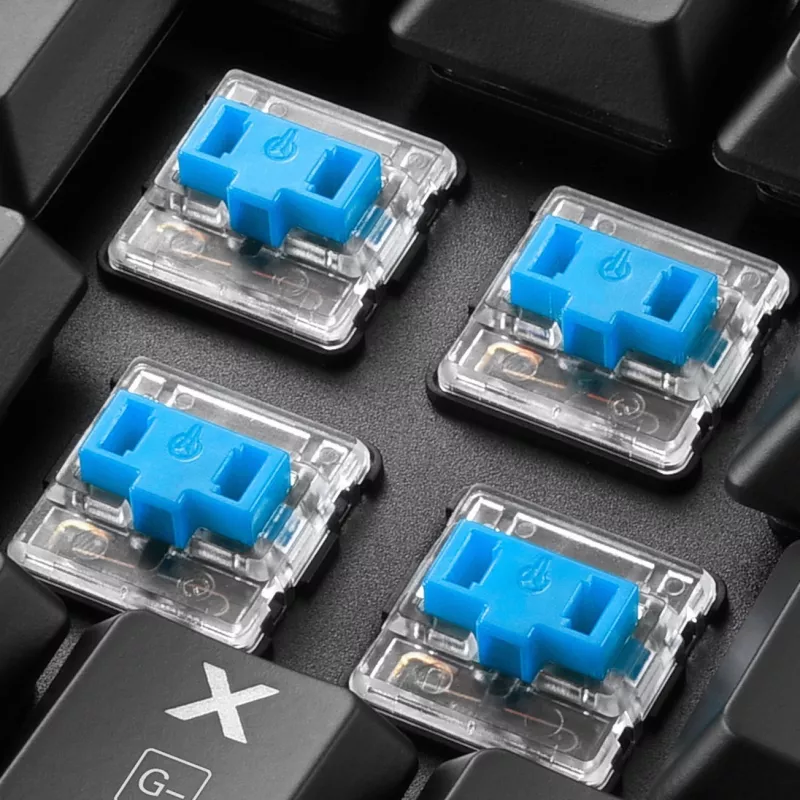 PureWriter RGB, Gaming Keyboard czarny, układ FR, Kailh Choc Low Profile Blue