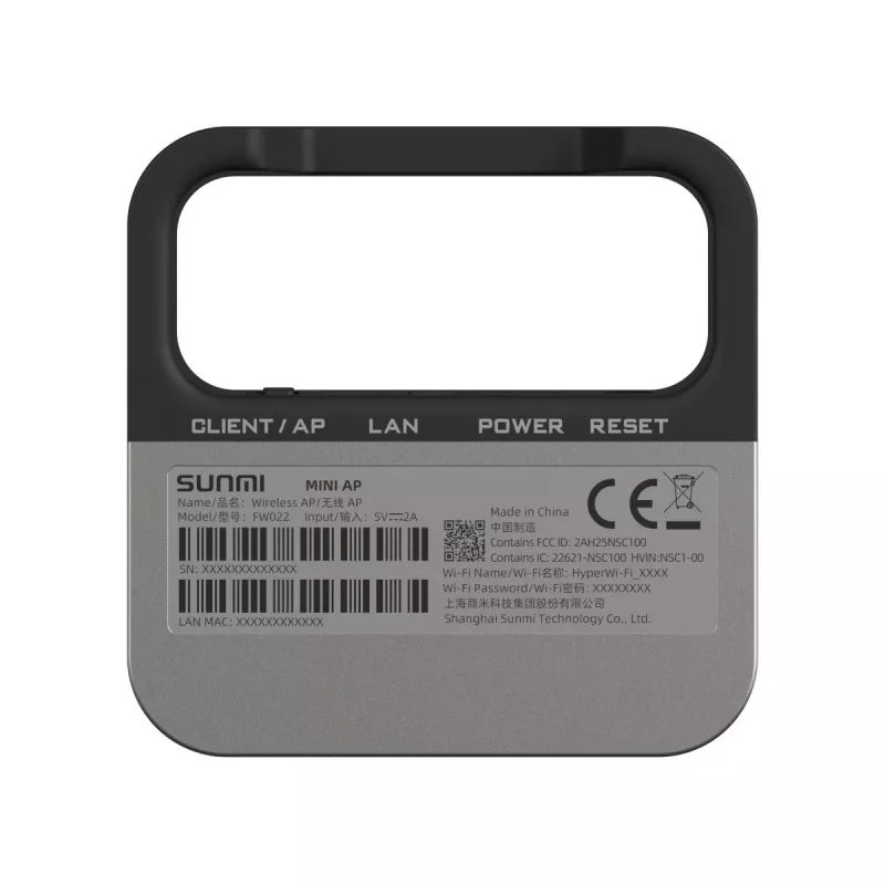 MINI AP Punkt dostępowy Sunmi Mini AP Wi-Fi 1GHz Wi-Fi 802.11ah
