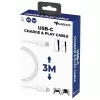 Kabel USB-C Charge and Play SUBSONIC SA5634 do PS5 — przewodowe ładowanie i transmisja danych