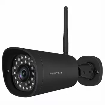 Bezprzewodowa kamera IP Foscam FABCB1 Czarna 1080P Noktowizja, Wi‑Fi, do użytku wewnątrz pomieszczeń