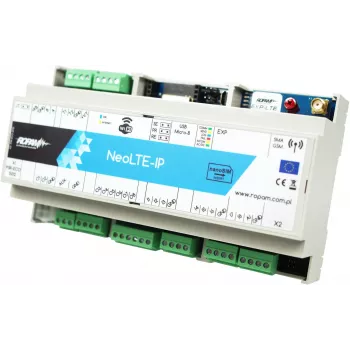 Panel sterowania Ropam Neolte-IP-D9M — interfejs alarmowy i automatyki, komunikacja IP