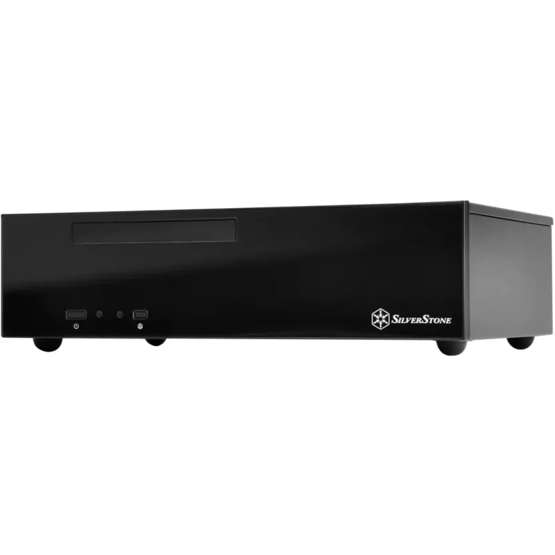 SilverStone MILO ML09 - Desktop - Mini-ITX - bez zasilacza (SFX12V) - Czarny - USB/Audio (SST-ML09B)