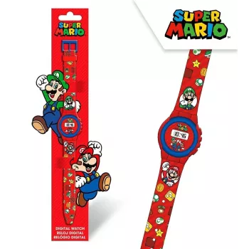Zegarek dziecięcy Euroswan Super Mario — analogowo-cyfrowy zegarek dziecięcy, model GSM4234