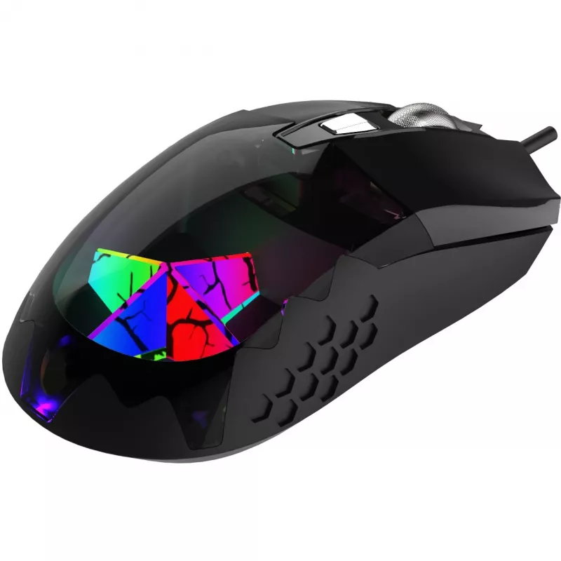 INCA Cian INCA Empousa 3D RGB Led 7200 Dpi Klawisze Makro Prywatna Mysz Gamingowa