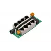 PoE Injector Extralink Gigabit 4-Port, 4x 1000Mb/s RJ45, 48V, niebieski/czarny