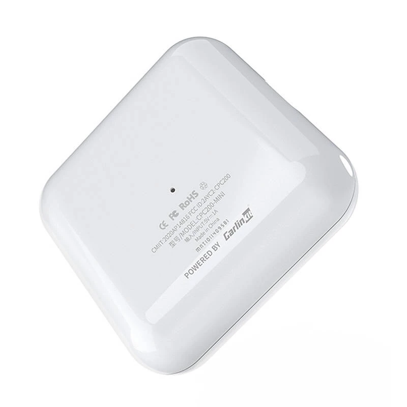 Bezprzewodowy adapter Carlinkit CPC200-U2W MINI Apple CarPlay biały — bezprzewodowy adapter CarPlay