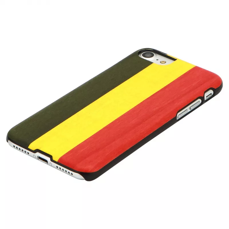 Etui na telefon Man and Wood do iPhone 7/8 — reggae Czarny
