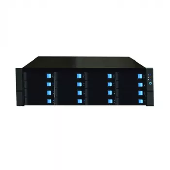 Serwer danych 16x HDD 3,5 cala, 3U, 19-calowa szafa, G3900, 8 GB RAM, 128 GB M.2
