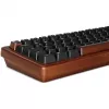 Klawiatura Sharkoon 100068100 biurowa USB QWERTZ niemiecka drewno 61 klawiszy RGB LED
