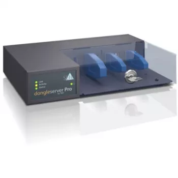 Serwer wydruku SEH dongleserver Pro® Czarny Niebieski