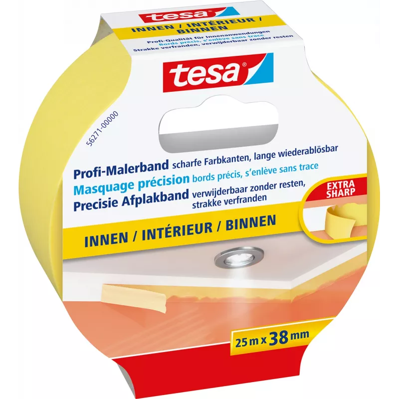 Taśma maskująca malarska Tesa Masking Tape PRECISION INDOOR