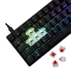 Mechaniczna klawiatura gamingowa White Shark Shinobi-2 z przełącznikami czerwony, czarna, układ US