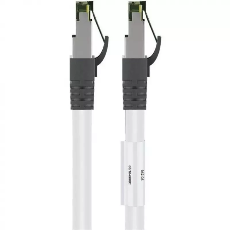 Wentronic 55127 - 5 M - Cat8.1 - S/FTP (S-STP) - RJ-45 - RJ-45 - Biały
