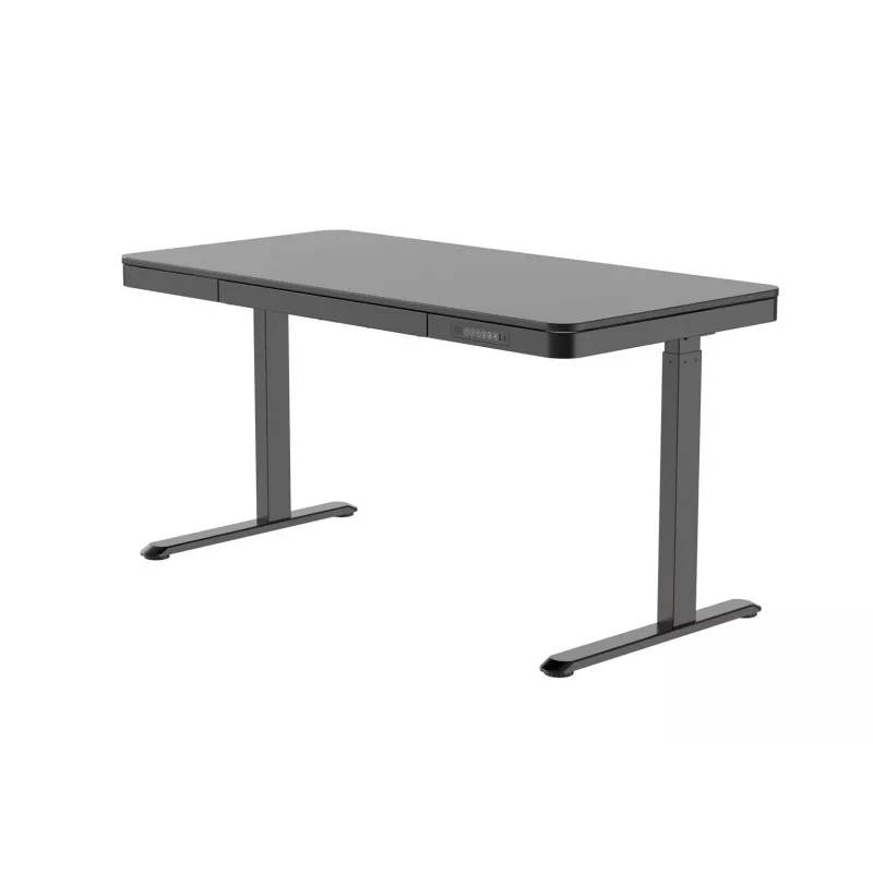 Biurko ACTIVEJET z elektryczną regulacją wysokości 140x70 ET119W-C czarne