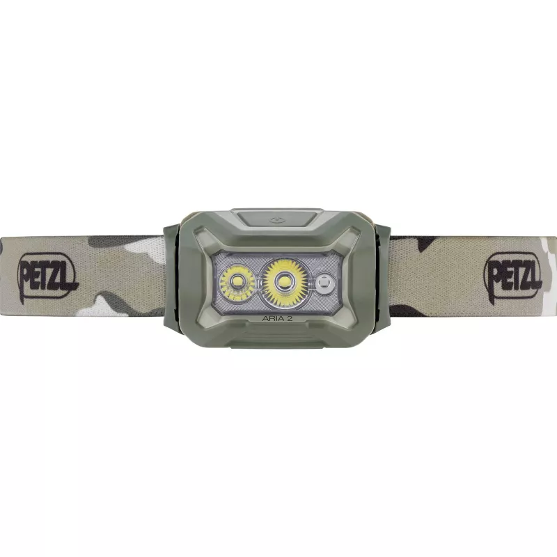 Czołówka PETZL Aria 2 rgb-desert — akumulatorowa 200 lumenów