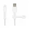 DeLOCK osłona przeciwpyłowa do złącza USB typu A męskiego i Apple Lightning męskiego zestaw 2 sztuki biała