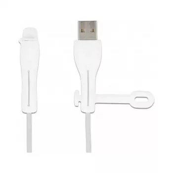 DeLOCK osłona przeciwpyłowa do złącza USB typu A męskiego i Apple Lightning męskiego zestaw 2 sztuki biała