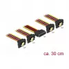 Wewnętrzny przewód zasilający DeLOCK 60167 0,3 m SATA 15-pin na 4 x SATA 15-pin