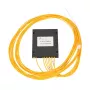 Rozdzielacz światłowodowy PLC 1:8 Extralink SC/APC 2.0mm 1.5m G657A moduł ABS (bez złączy)