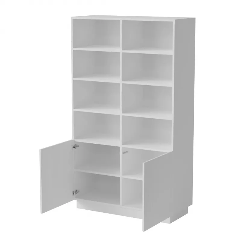 Szafka do przechowywania Cama Meble LIVERTI regał 100×420×1705 mm biały