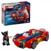 LEGO MARVEL 76336 Samochód Spider-Mana kontra Venomized Wolverine