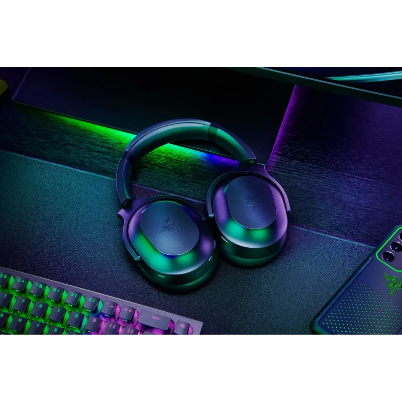 Zestaw słuchawkowy Razer Barracuda Pro Przewodowy i Bezprzewodowy nauszny Gaming USB Type-C Czarny