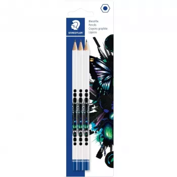 Ołówek Staedtler HB 3 szt., model 130HBBK3E1 — twardość HB, zestaw 3 sztuk