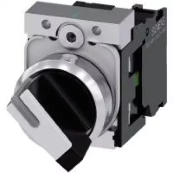 Siemens 3SU1150-2BF60-1BA0 siłownik elektryczny Czarny, Metaliczny