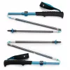 Kijki trekkingowe Czarny Diamond Distance Carbon FLZ — składane z włókna węglowego, regulowane 125–140 cm, 3-segmentowe, 364 g, po złożeniu 40 cm