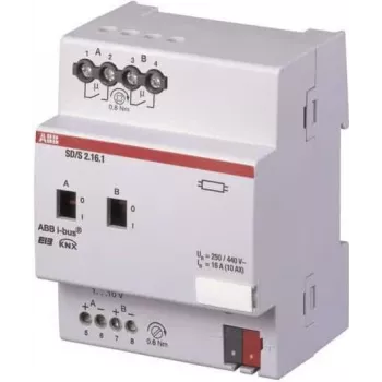ABB STOTZ-KONTAKT Schalt-/Dimmaktor SD/S2.16.1 2fach 16A (2CDG110079R0011)
