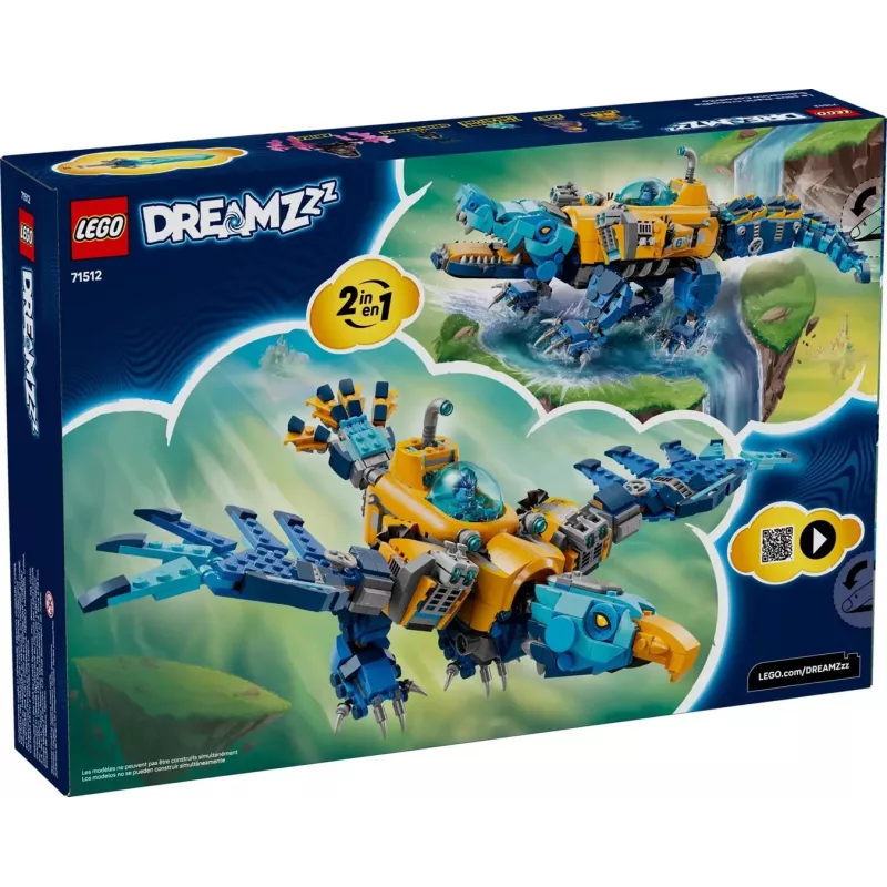 LEGO DREAMZZZ 71512 Łódź Podwodna Krokodyl