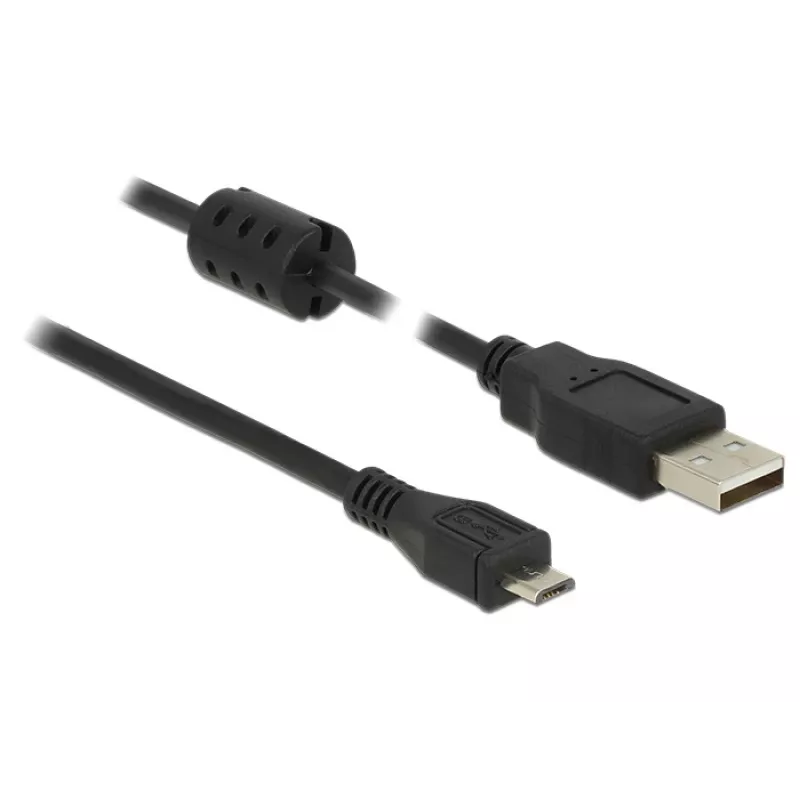 Kabel USB DeLOCK 84902 USB 2.0 1,5 m USB A Micro-USB B Czarny