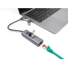 DeLOCK 64282 stacja dokująca do laptopa i replikator portów Przewodowy USB 3.2 Gen 1 (3.1 Gen 1) Type-C Szary (64282)