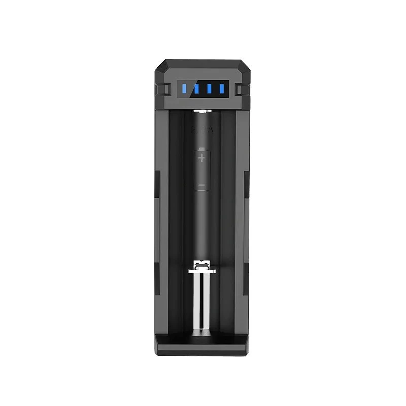 Ładowarka do akumulatorów XTAR SC1 jednotorowa USB‑C do ogniw Li‑ion 18650, 1‑komorowa, czarna