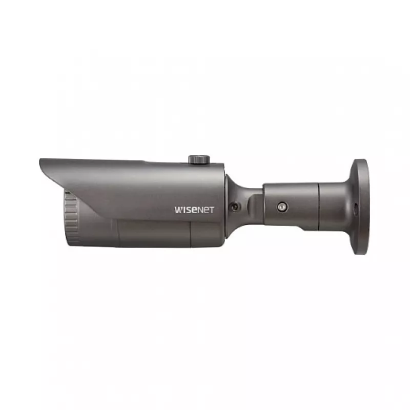 Kamera IP typu bullet do monitoringu Hanwha Wisenet QNO-6012R1 — 2,8 mm, 1920×1080, wewnątrz/na zewnątrz, montaż na suficie/biurku, czarna
