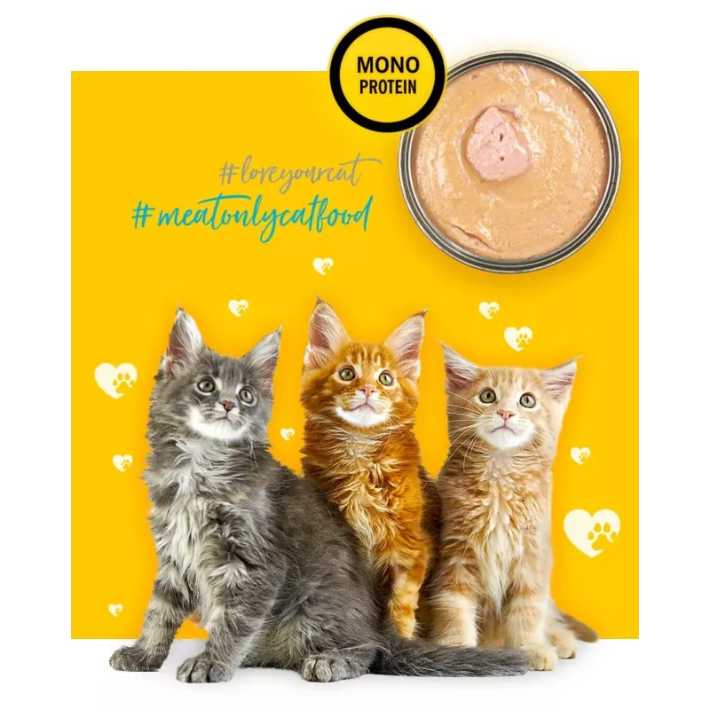 3COTY Chicken For kittens - mokra karma dla kotów - 80g
