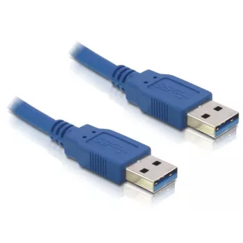 Kabel USB DeLOCK 0,5 m USB 3.0 USB 3.2 Gen 1 A-A Niebieski