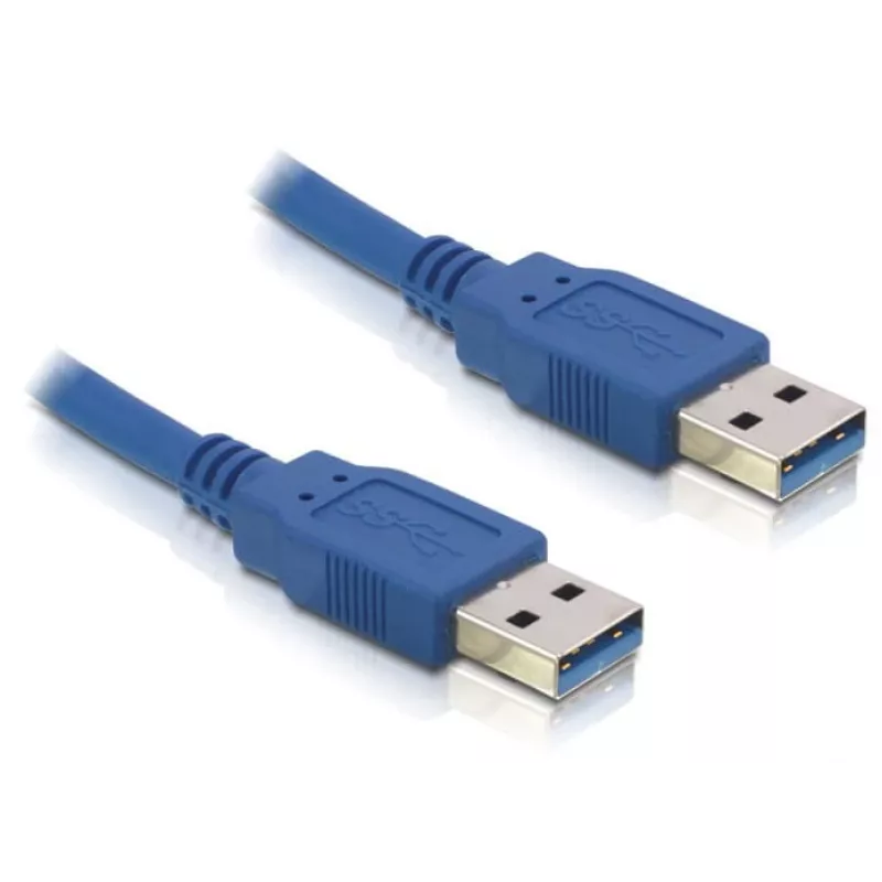 Kabel USB DeLOCK 0,5 m USB 3.0 USB 3.2 Gen 1 A-A Niebieski