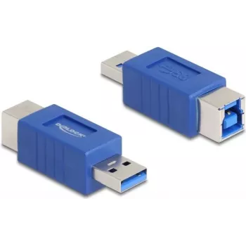 DeLOCK 67217 Adapter/Przejściówka USB Type-A na USB Type-B Niebieski