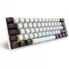 Klawiatura Sharkoon SGK50 S4 Domowa USB QWERTZ Niemiecka Biała RGB LED 60%