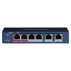 Hikvision DS-3E0106HP-E sieciowy Links Unmanaged Fast Ethernet (10/100) PoE Support niebieski