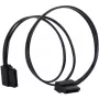 Kabel SATA Silverstone CP11 0.3m Czarny