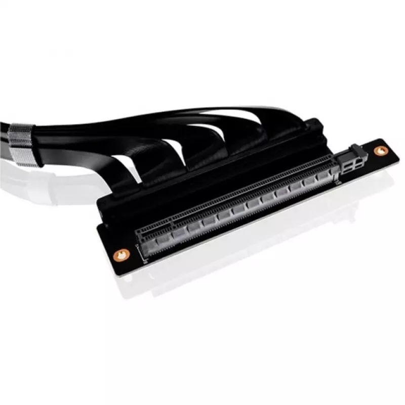Thermaltake kabel riser PCI-E 4.0 z dwoma złączami 90 stopni, 40 cm, czarny