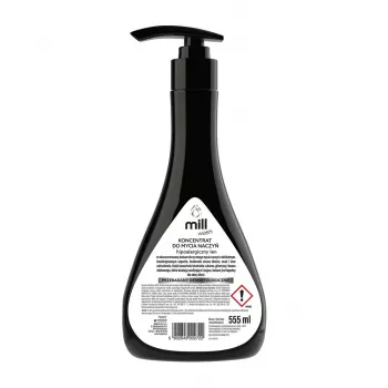 Balsam do mycia naczyń Mill Hypoalergiczny Len 555 ml - płyn do mycia naczyń Mill, delikatna formuła