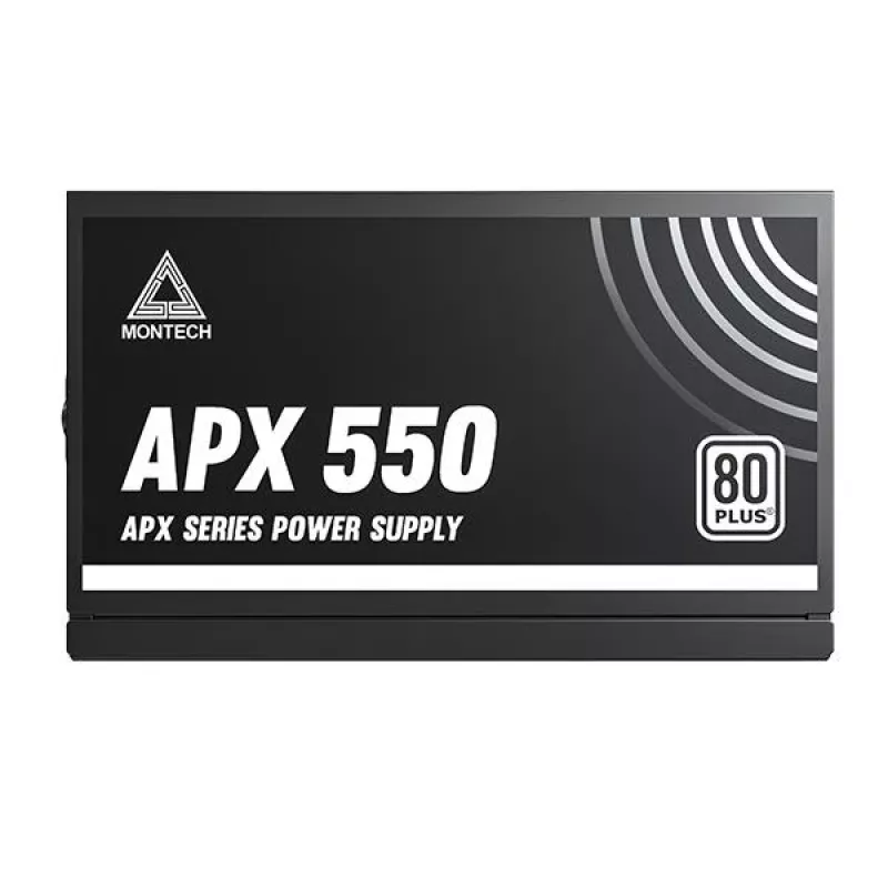 Montech APX550 zasilacz 550 W 20+4 pin ATX ATX Czarny
