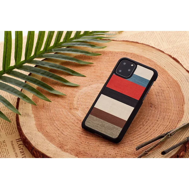 Etui na smartfona man and wood dla iPhone 11 Pro Max — obudowa ochronna Corallina Czarny