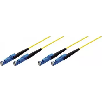 Tecline 39980002 Kabel światłowodowy 2 m 2x E-2000 OS2 Żółty (39980002)
