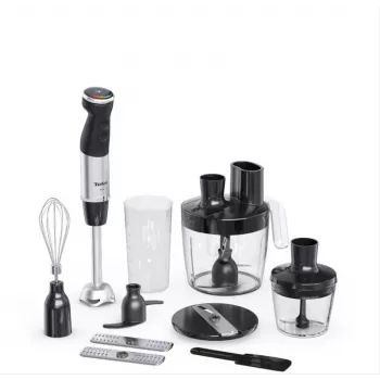 Tefal Quickchef+ HB67G830 blender ręczny 0,8 L 1000 W Czarny, Stal nierdzewna