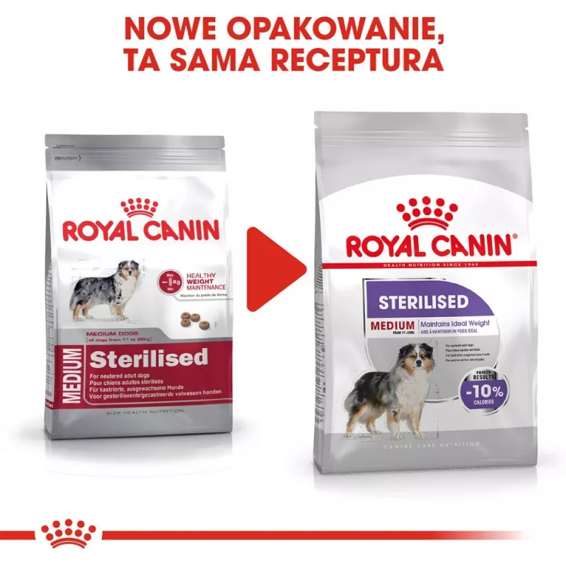 ROYAL CANIN Medium Sterilised sucha karma dla psów - 3 kg